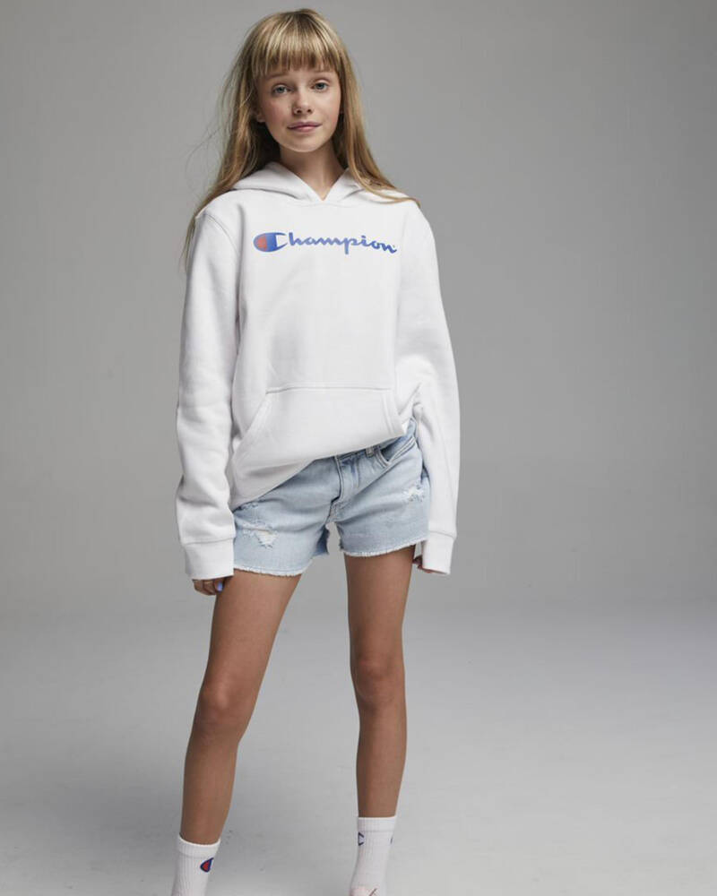Champion Girls' Logo Hoodie for Womens