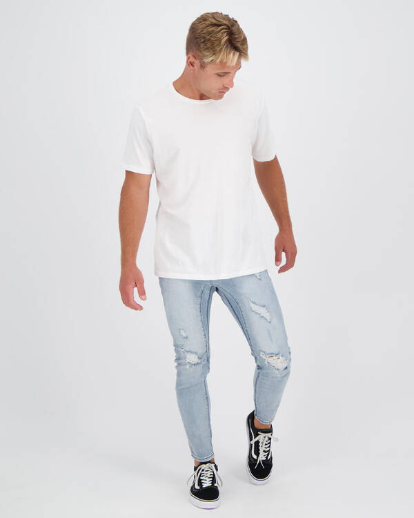 Black Palms The Tapered Drop Crotch Jeans for Mens
