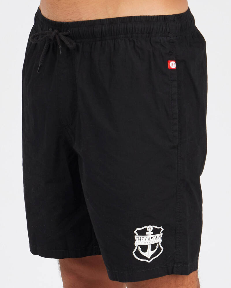 The Mad Hueys Captain Beach Elastic Shorts for Mens