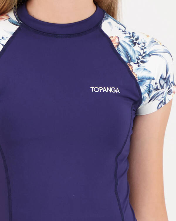 Topanga Ohana Short Sleeve Rash Vest Set for Womens