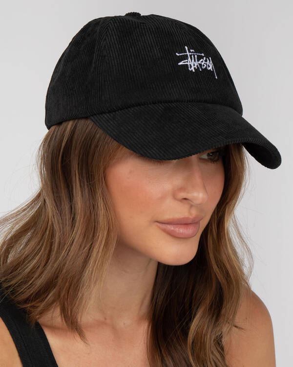 Stussy Graffiti Cord Low Pro Cap for Womens