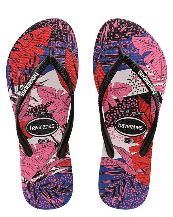 Havaianas Slim Floral Prints Thongs for Womens