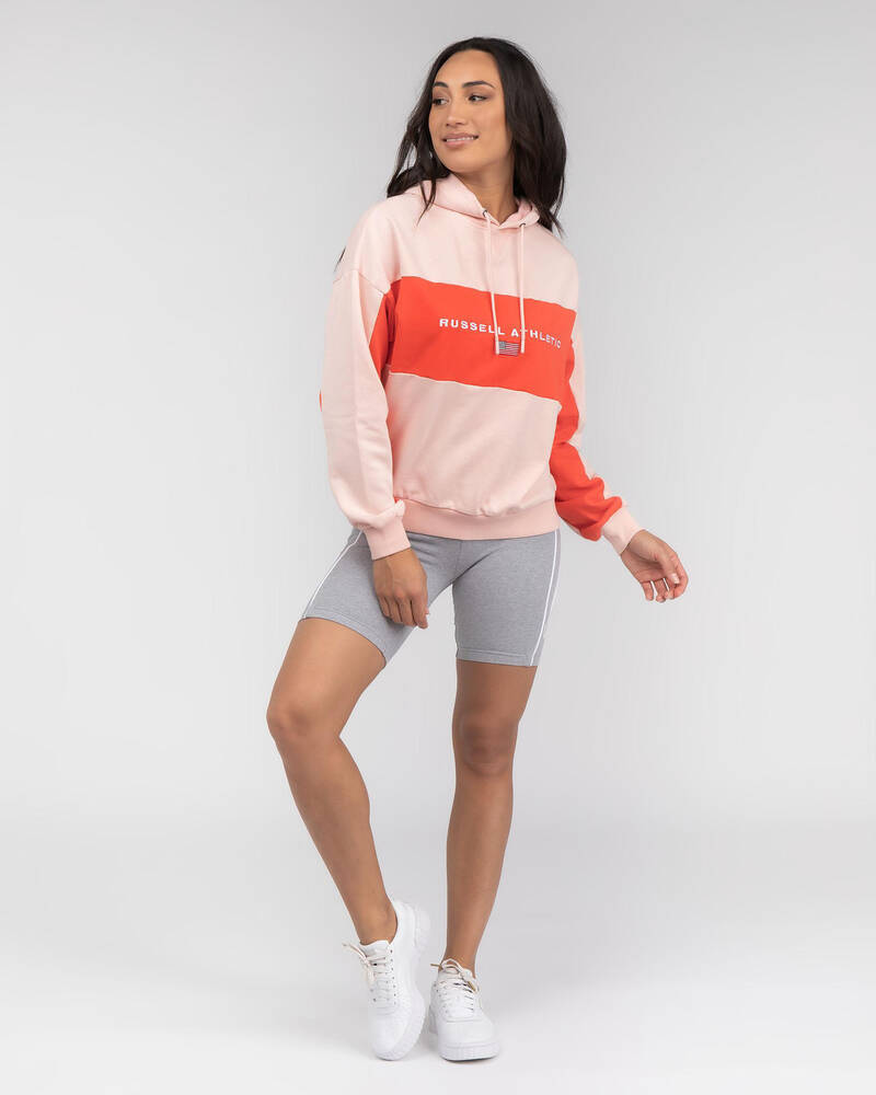 Russell Athletic USA Colour Blocked Hoodie for Womens