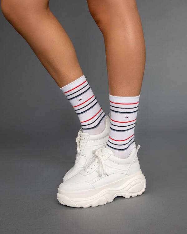 Tommy Hilfiger Womens Logo Stripe 2 Pack for Womens
