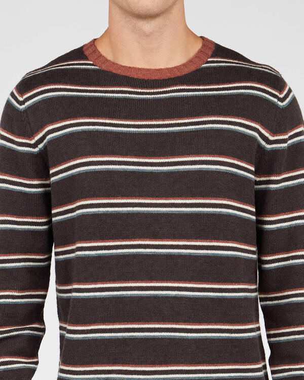 Rhythm Vintage Stripe Knit Jumper for Mens
