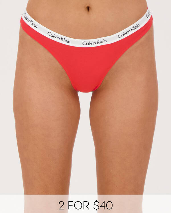 Calvin Klein Carousel Thong for Womens