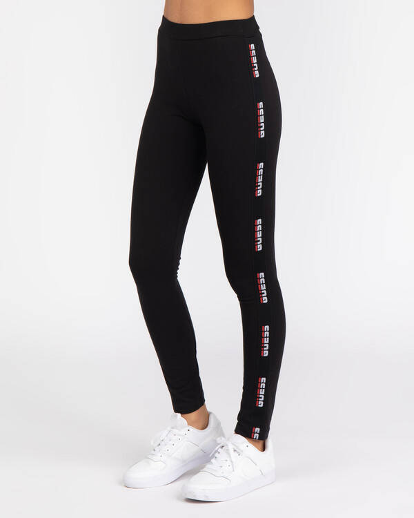 GUESS Jeans Tape Logo Leggings for Womens