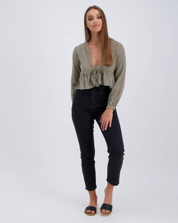 Black Palms The Relaxed Taper Jeans for Womens