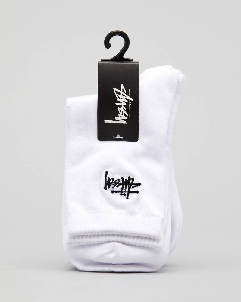Stussy Womens Graffiti Crew Sock Pack for Womens