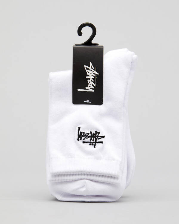 Stussy Womens Graffiti Crew Sock Pack for Womens
