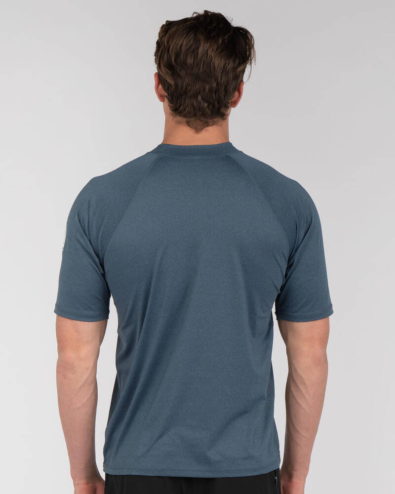 Rip Curl Shockwave Short Sleeve Rash Vest for Mens