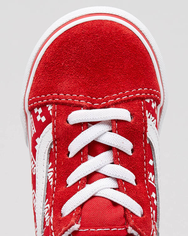 Vans Toddlers' Old Skool Elastic Lace Logo Shoes for Mens