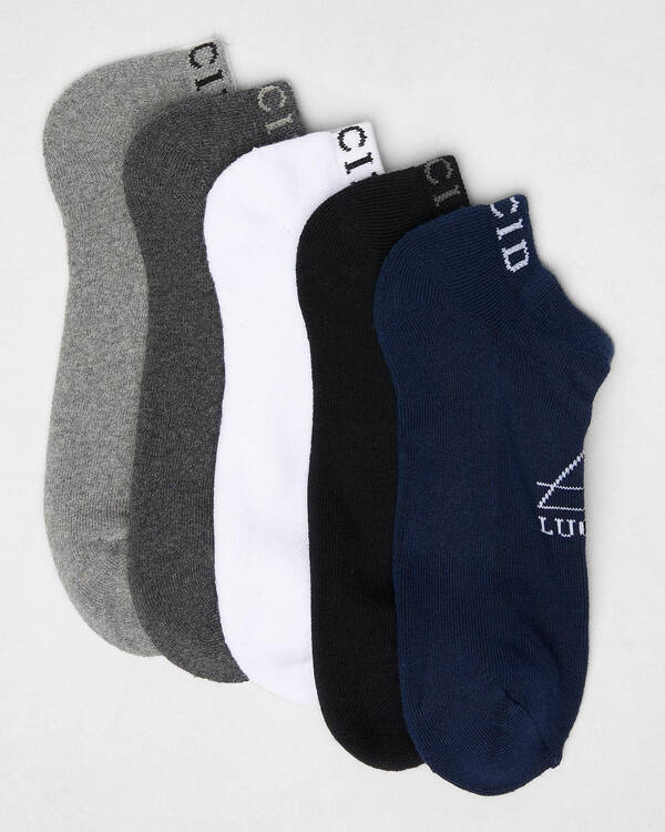 Lucid Mercury 5pk Ankle Sock for Mens