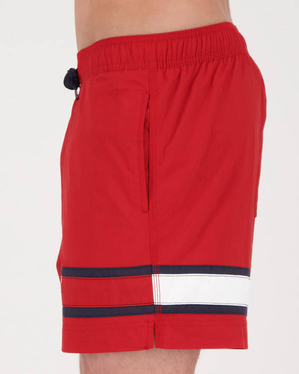 Tommy Hilfiger Solid Flag Board Shorts for Mens