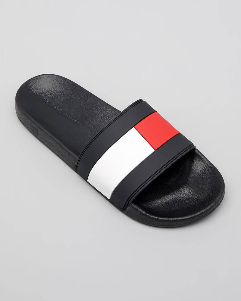 Tommy Hilfiger Essential Flag Pool Slides for Mens