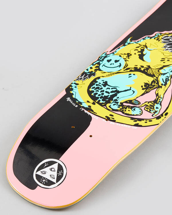 Welcome Skateboards Cheetah on Slyphstick 8.5" Skateboard Deck for Unisex