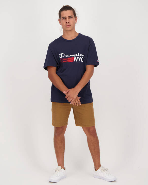 Champion Tape Jersey T-Shirt for Mens