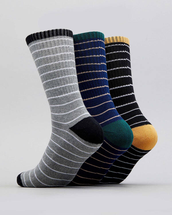 Stussy Graffiti Stripe Sock Pack for Mens