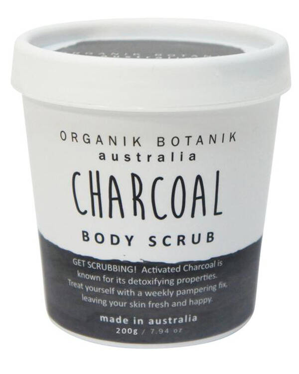 Organik Botanik Charcoal Creamy Body Scrub for Womens