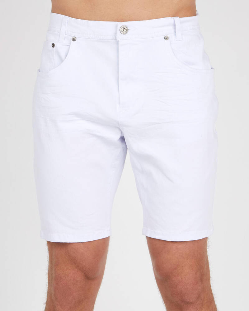 Lucid Icecap Denim Shorts for Mens