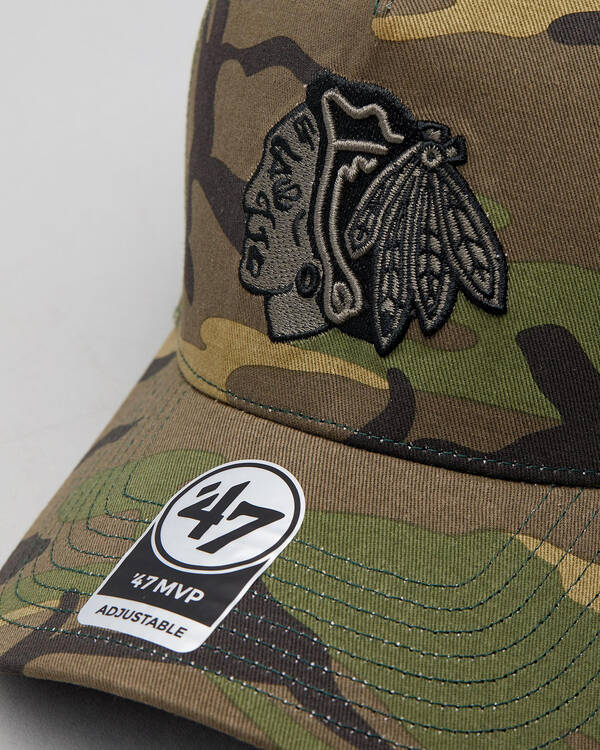 Forty Seven Chicago Blackhawks MVP Snapback Cap for Mens