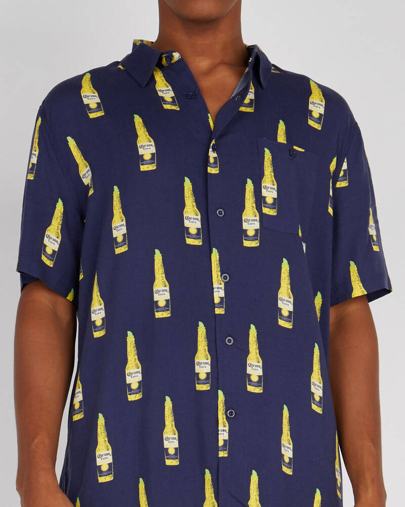Kustom Corona Party Short Sleeve Shirt for Mens