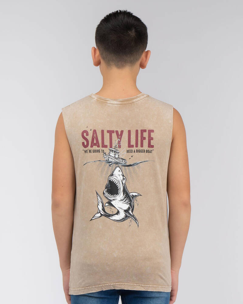 Salty Life Boys' Apex Muscle Tank for Mens
