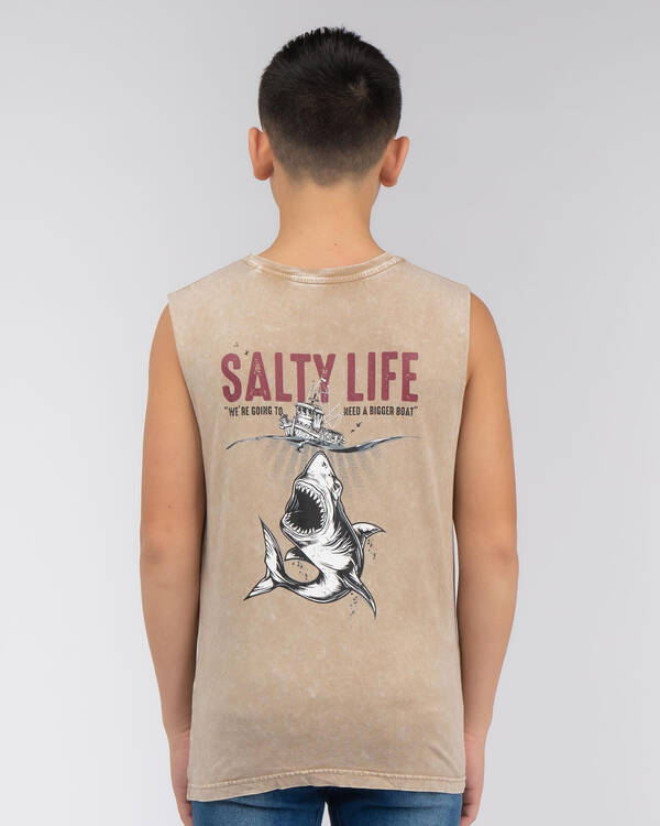 Salty Life Boys' Apex Muscle Tank for Mens