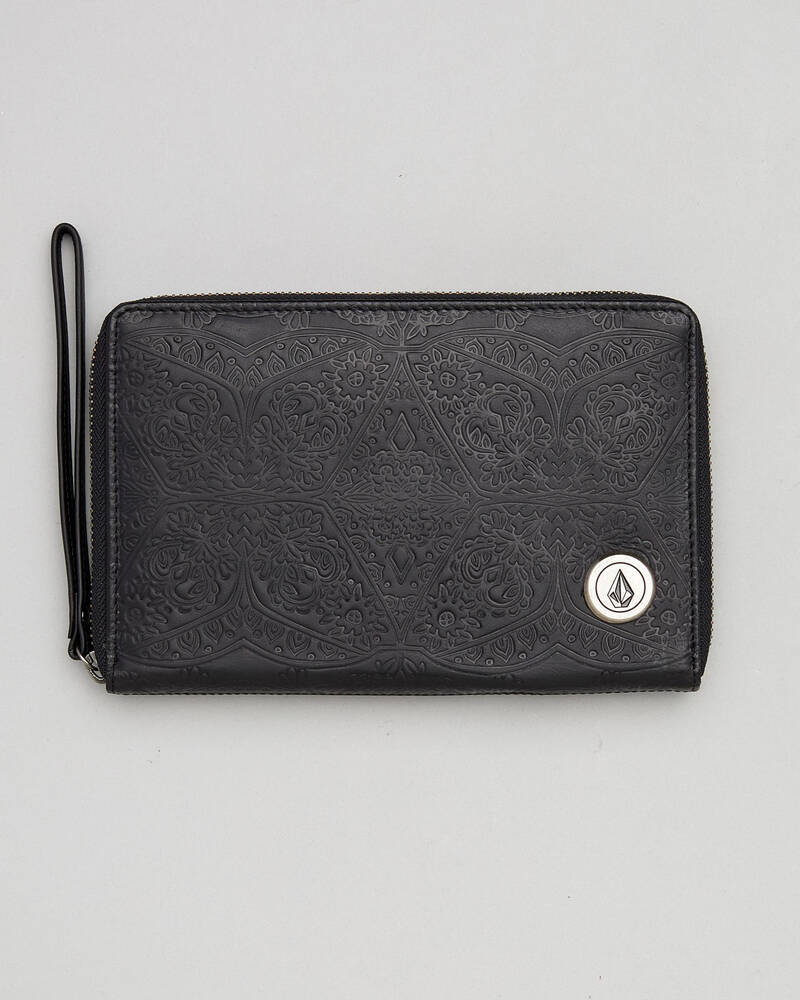 Volcom Kaleidostone Leather Wallet for Womens