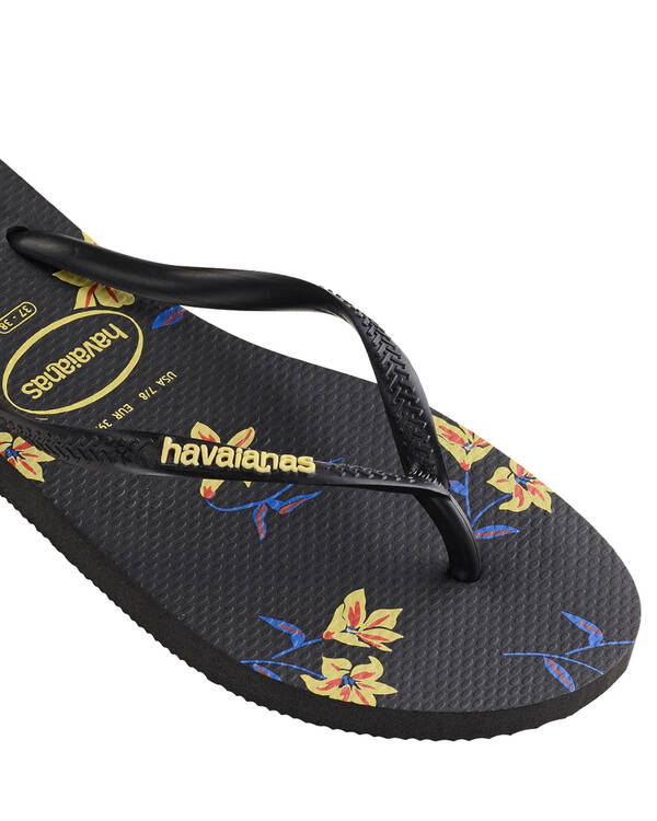Havaianas Slim Floral Prints Thongs for Womens