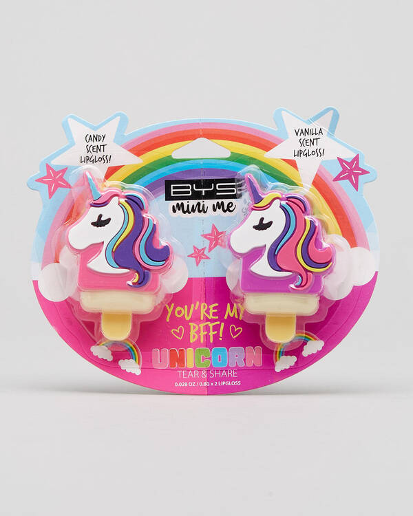 BYS Unicorn Lip Gloss Twin Pack for Womens