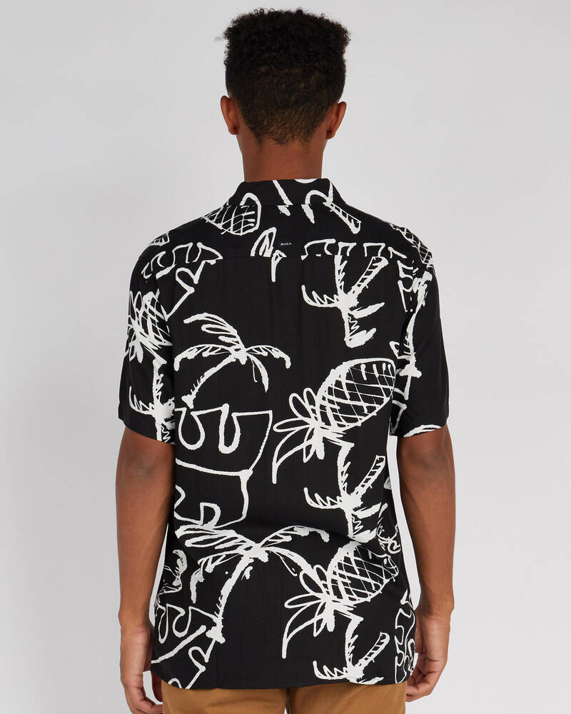 RVCA Scribble Palm Shirt for Mens
