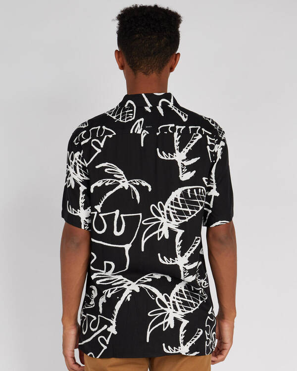RVCA Scribble Palm Shirt for Mens