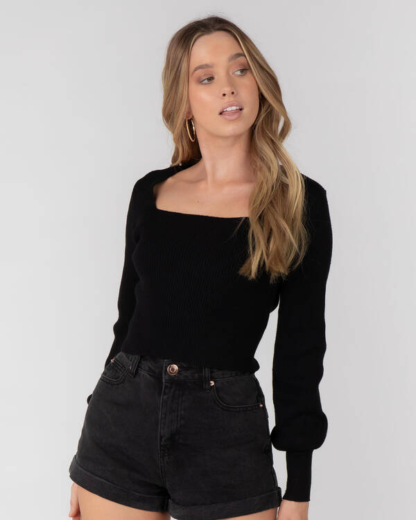 Paper Closet Side To Side Knit Top for Womens