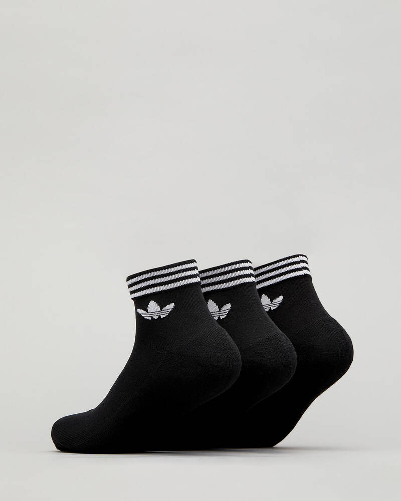 Adidas Trefoil Ankle Sock 3pk for Mens