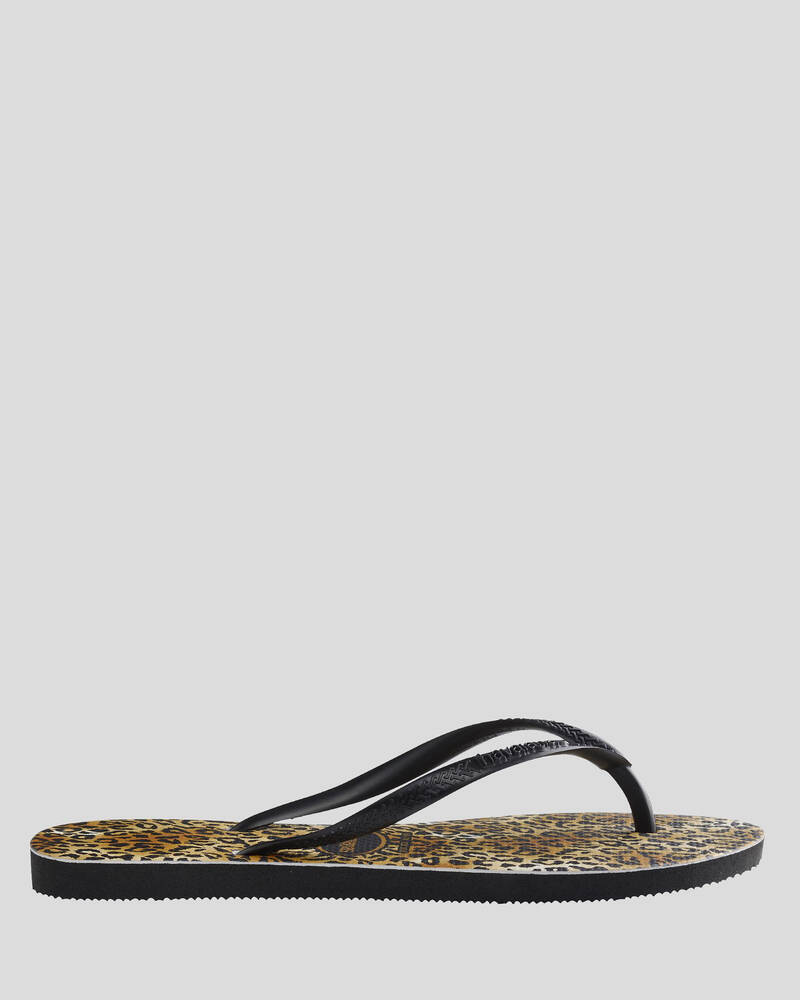 Havaianas Kids' Slim Leopard Thongs for Womens