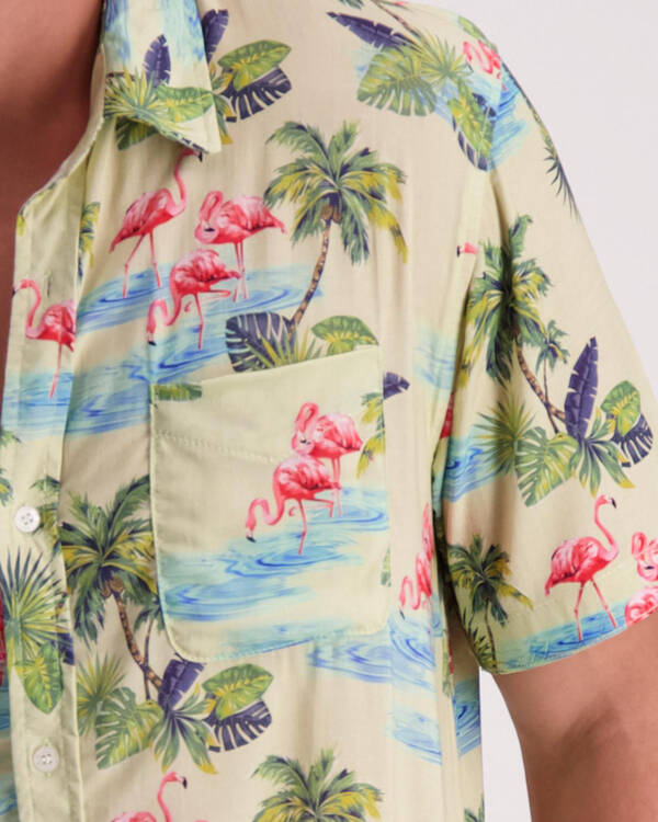 Skylark Swamped Short Sleeve Shirt for Mens