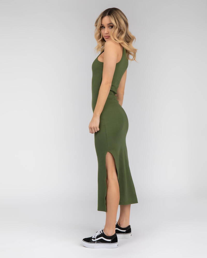Thanne Keeping It Sassy Midi Dress for Womens
