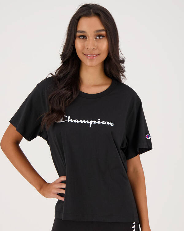 Champion Logo T-Shirt for Womens