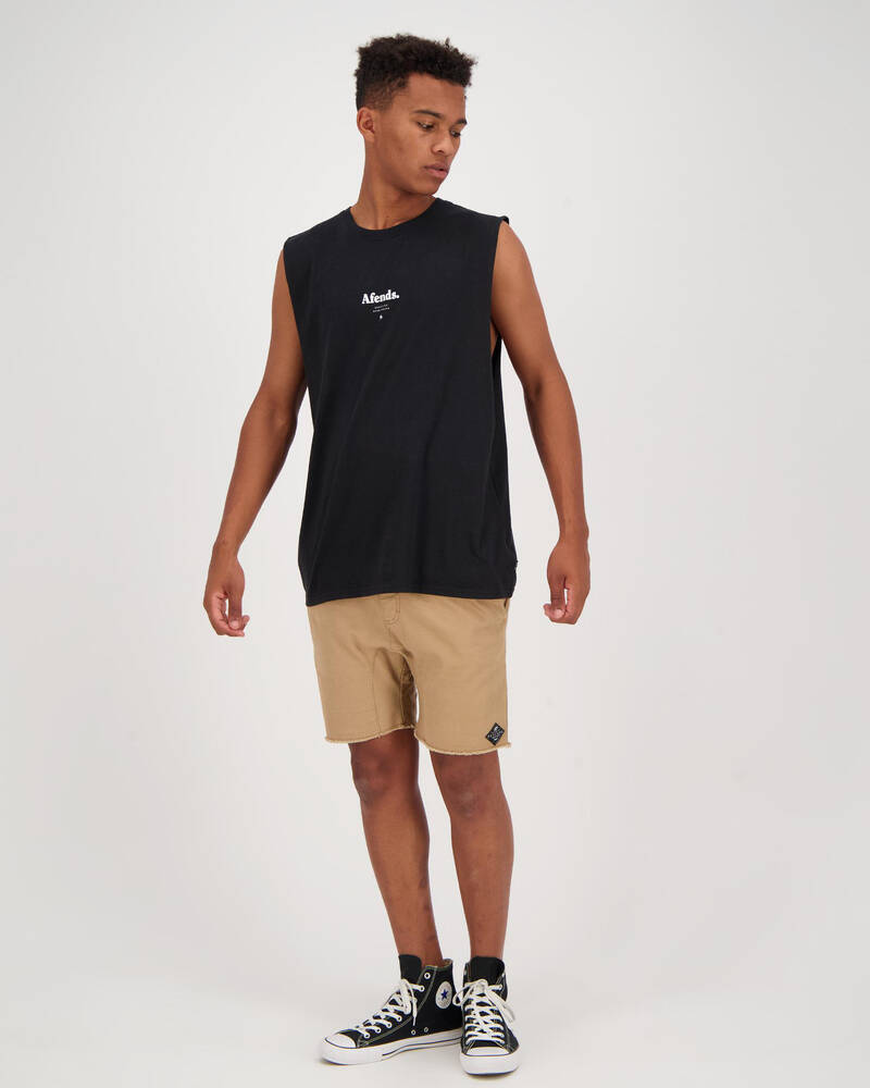Afends Distortion Muscle Tank for Mens
