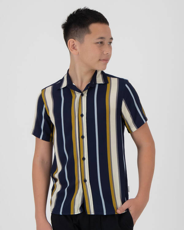Lucid Boys Dime Short Sleeve Shirt for Mens