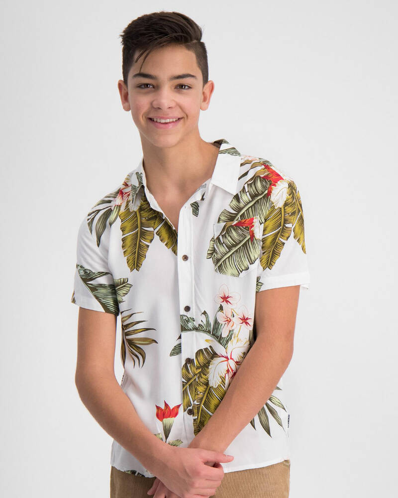 Skylark Boys Shadows Short Sleeve Shirt for Mens