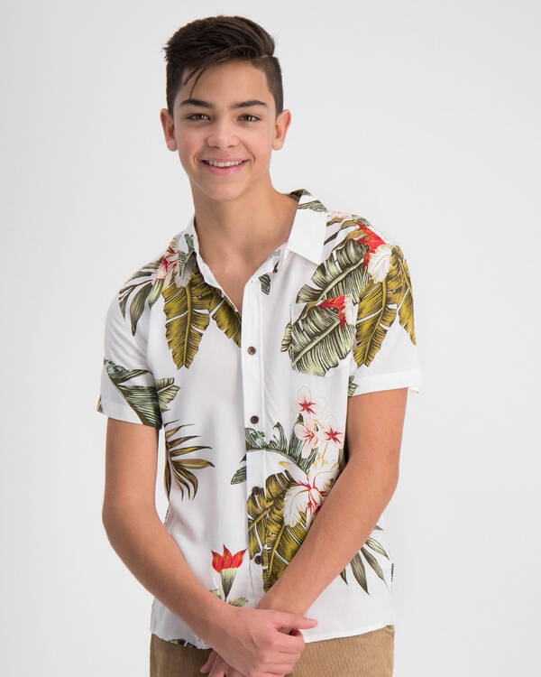Skylark Boys Shadows Short Sleeve Shirt for Mens