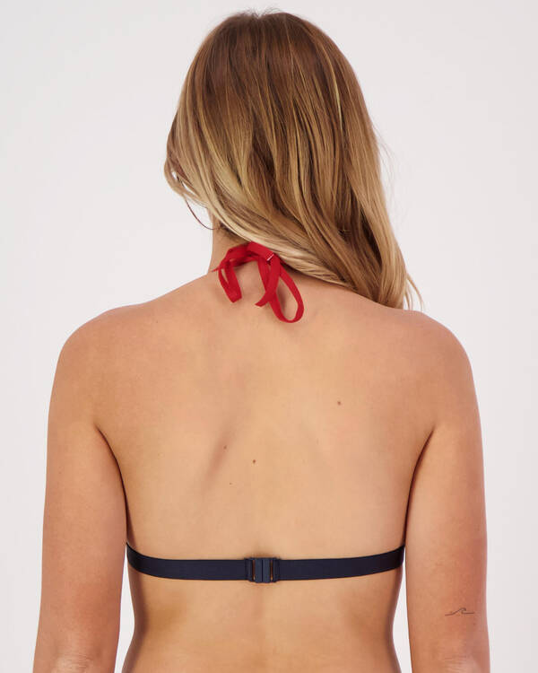 Tommy Hilfiger Core Solid Logo Bikini Top for Womens