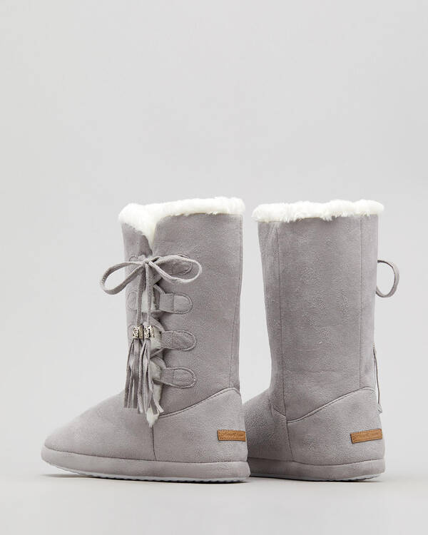 Sleepy Squirrel Jamie Slipper Boots for Womens