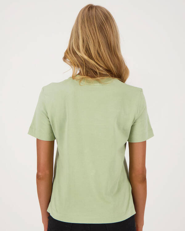 Calvin Klein Jeans Shrunken Institutional T-Shirt for Womens