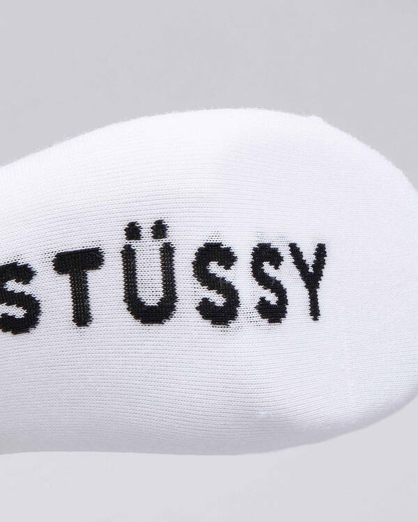 Stussy Womens Coco No Show 3pk Socks for Womens