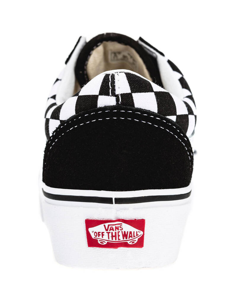 Vans Womens Old Skool Platform Shoes for Womens