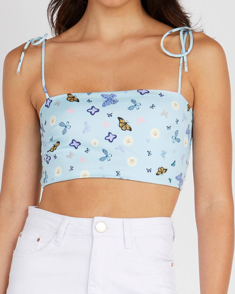 Luvalot Butterfly Effect Crop for Womens