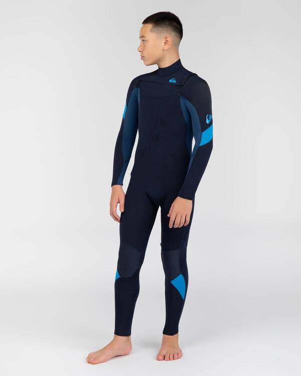 Quiksilver Boys 3/2mm Syncro Streamer Wetsuit for Mens